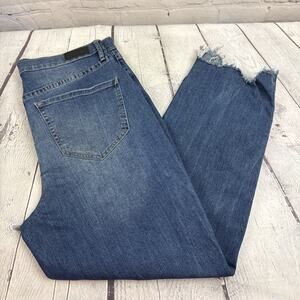 Nicole Miller Jeans 12 Womens Nomad Super High Rise Straight Measures 26 “ Long